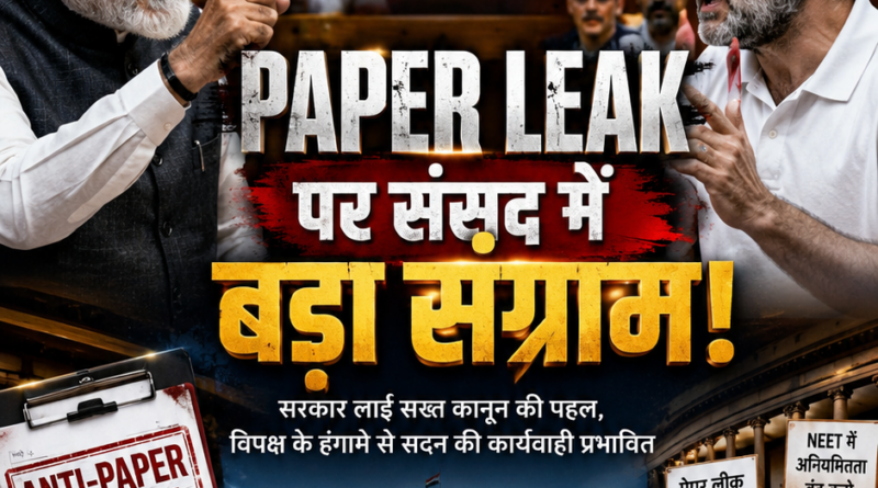 Paper Leak Bill 2026 Parliament Lok Sabha